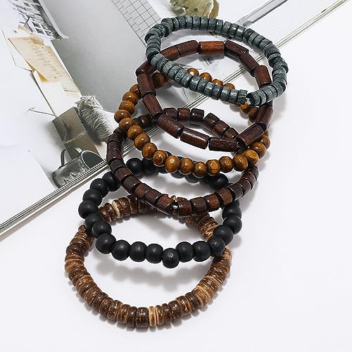 Gothic Bracelet Adjustable Punk Braided Leather Multilayer Grunge Set Bracelets Emo Metal Cuff Wrap Bangles Meaningful Gift3