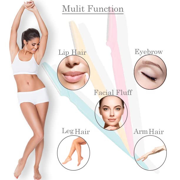 Eyebrow-Razor-for-Women-Dermaplaning-Razor-For-Women-Face-Eyebrow-Razor-Face-Shaver-for-Women-Exfoliating-Dermaplaning-Tool-razors-for-women-Face-Eyebrow-Razor-with-Precision-Cover