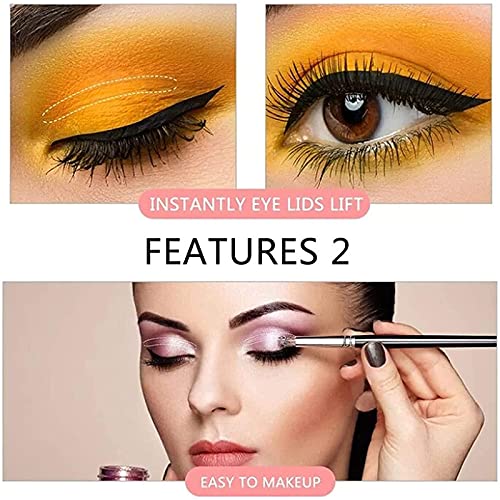 2 set mesh-kant dubbele ooglidstickers, waterdichte onzichtbare dubbele ooglidstickers, dubbelzijdige niet-markerende… - Afbeelding 8