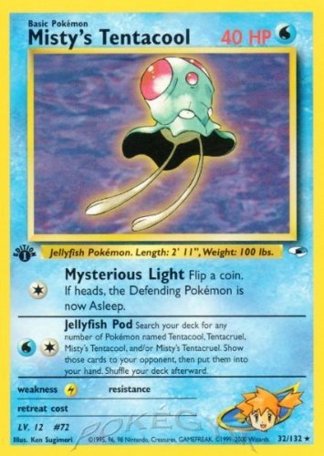Misty's Tentacool - Gym Heroes - 32 [Toy]