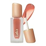 Laka Fruity Glam Tint, 4.5g/0.15oz, Glowing Lip Stain with Wide Color Spectrum, Hydrating & Lightweight Texture, Long-Lasting Bold Stain, Non-Sticky, Vegan, K-Beauty (125 Mango)