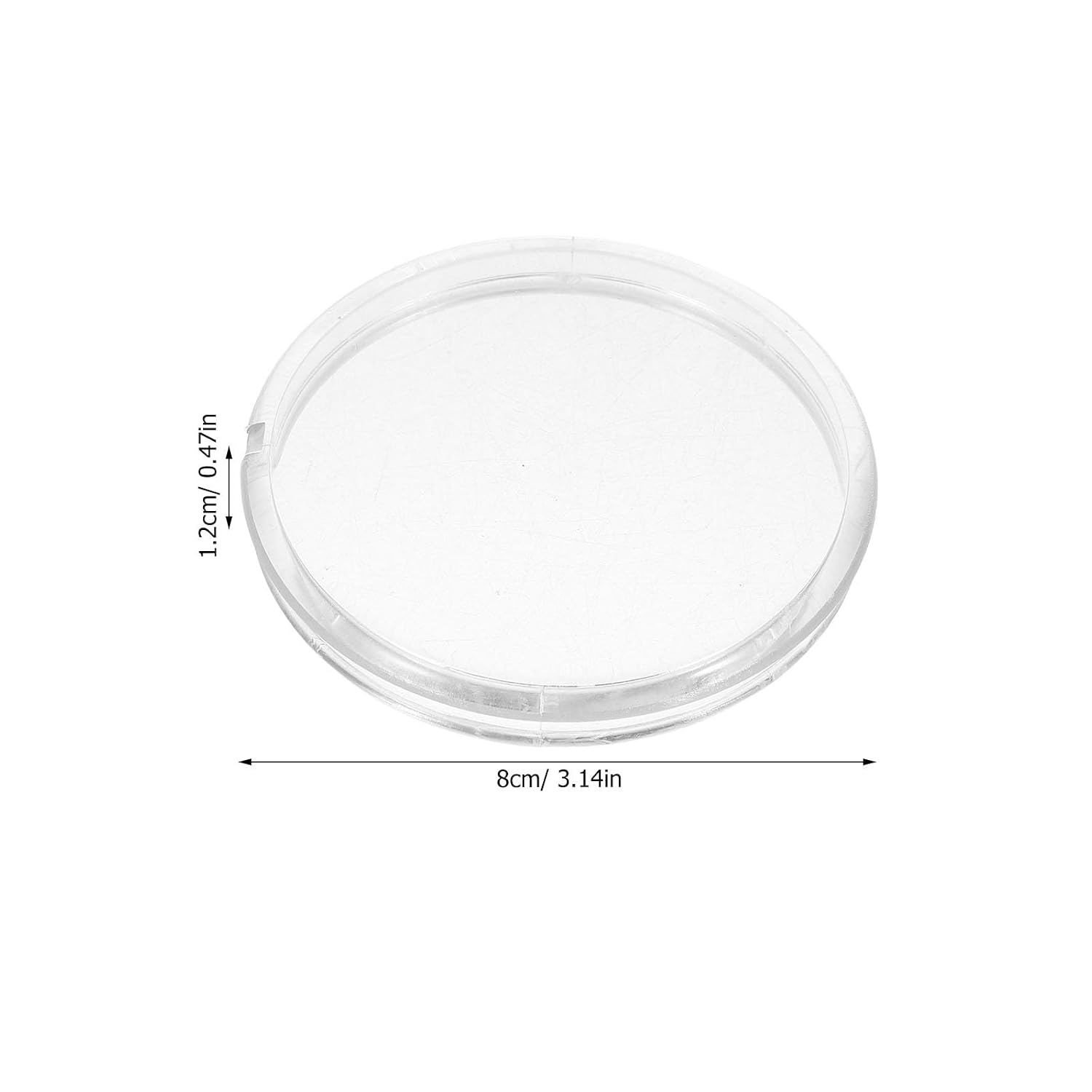 2pcs Pressure Gauge Protective Lens - 3" Transparent Replacement Cover for Water Tank, Air Regulator Or Pool Scuba Meter - Clear Jacket for Accurate PSI Reading