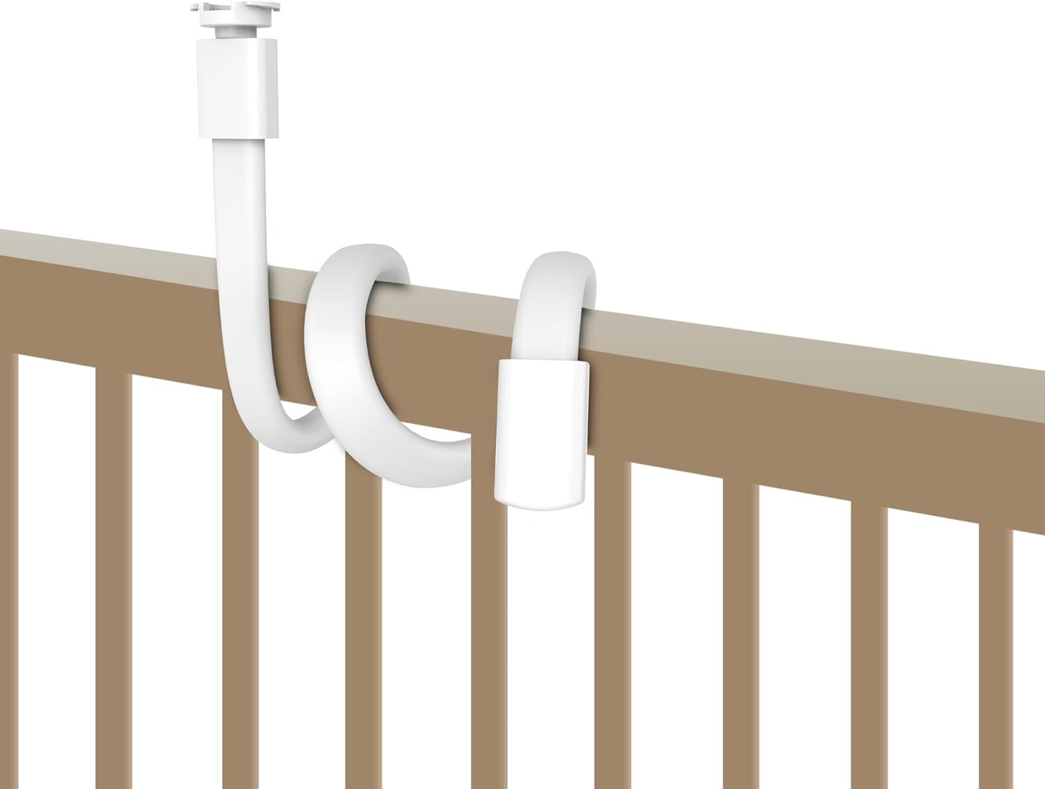 HelloBaby Baby Monitor Halterung, Flexibler Arm zur Befestigung am Babybett für HB6550/HB6560/HB6240/HB65/HB6339/HB6081/HB6250, Bohrfreie Kamera-Halterung, Twistbar & Tragbar