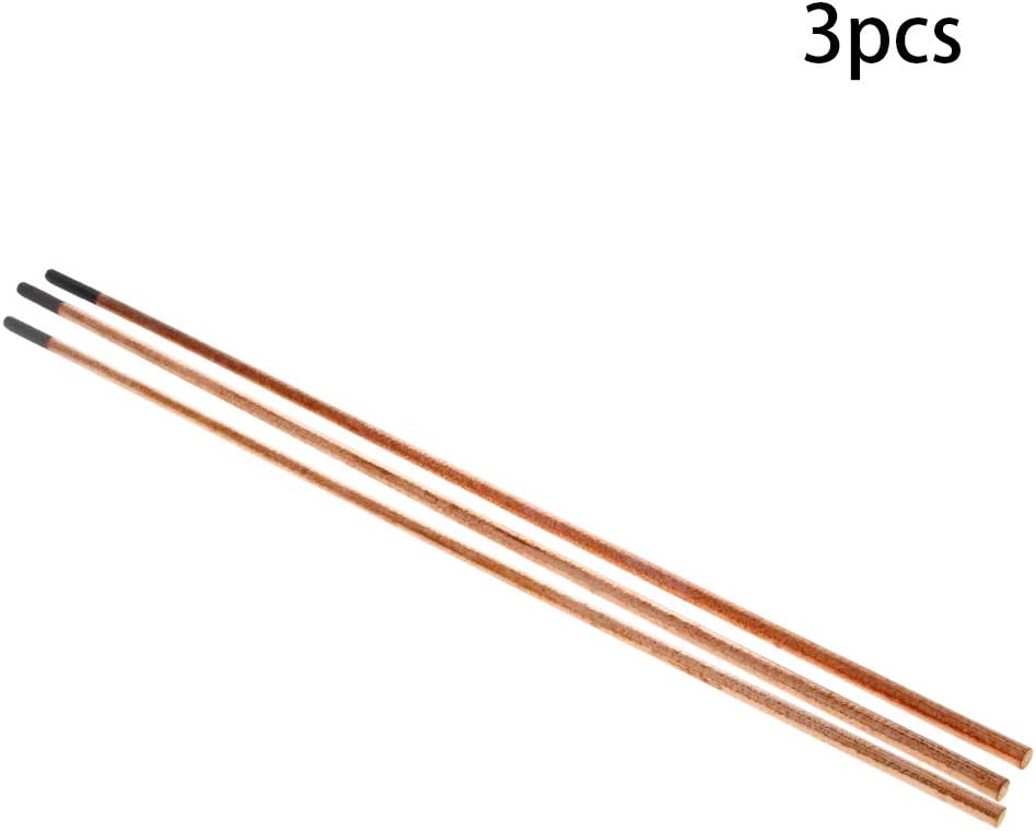Utoolmart Copper Coated Gouging Carbon 8x355mm Carbon Gouging Rods Copperclad Electrodes 2Pcs - - 