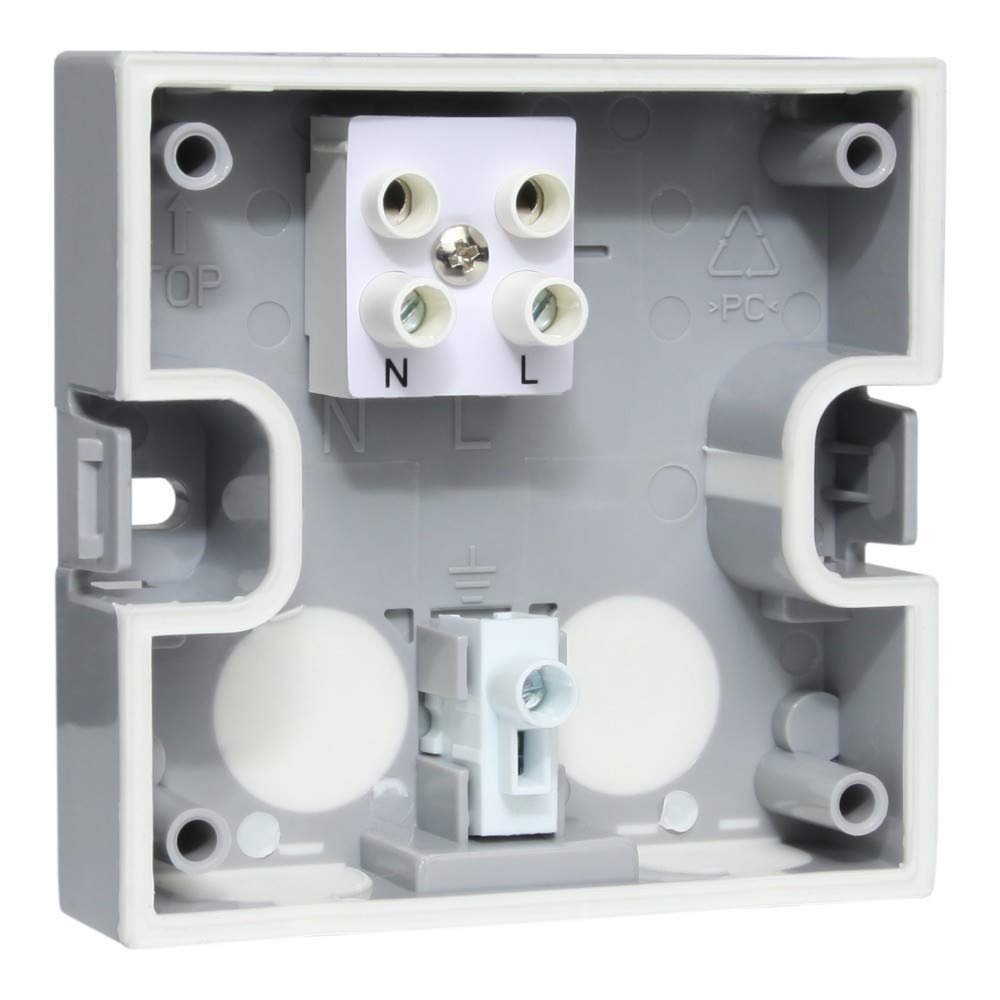 Theben 1020703 theLeda D UL AL LED-Leuchte 8,5 W Up-Light Wand außen | Wandmontage, 760 lm, IP55, 3000 K warmweiß, Aluminium, Lichtaustritt oben, Sockelmontage