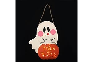 HALLOWEEN HANGING SIGN with LED LIGHT
