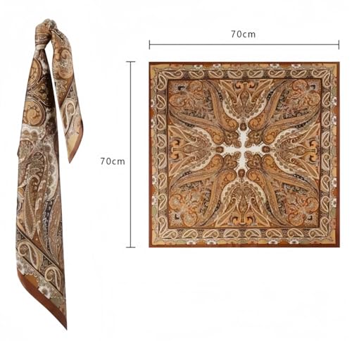 Square Silk Feeling Neck Scarf for Men Fashion Scarves for Hair Scarf Satin Hair Bandana Hair Wrap Neck Scarf4