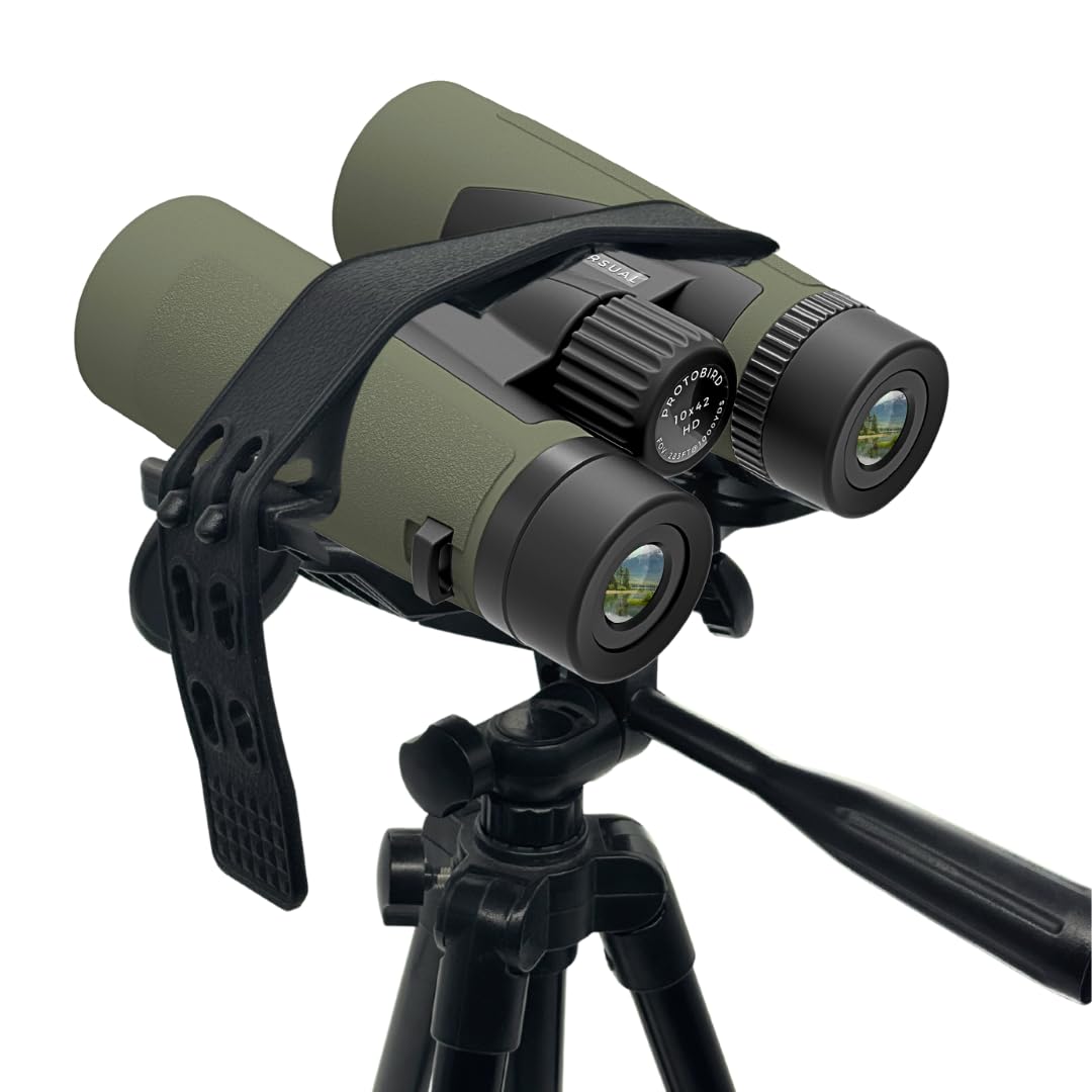 PURSUAL Adattatore universale per binocolo, 1/4-20, compatibile con tutti i treppiedi