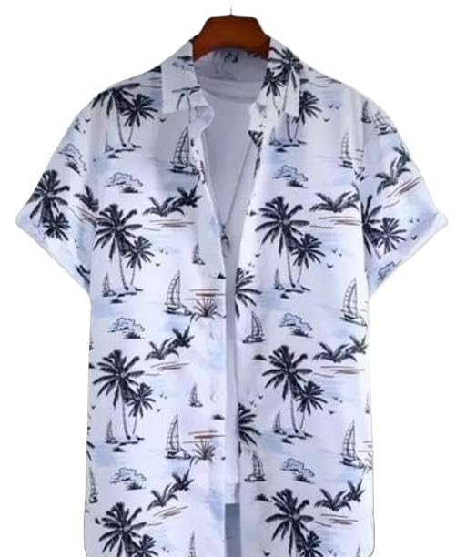 Wonder World Men Shirts Pack 1 Short Sleeve Popcorn Fabric Casual Formal Outfit
