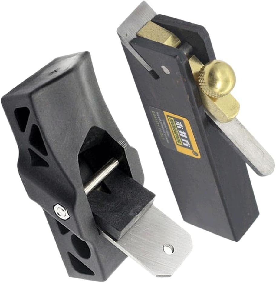 AAGAZA 2pcs Mini Japanese Hand Planer Carpenter Hard Wood Hand Tools Easy to Use #5/783