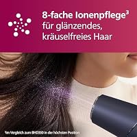 Philips Haartrockner 5000 Series, ThermoShield Technologie, Ionisierungsfunktion, 2.300 W, Metallic-Blau, mit 9-mm- und 11-mm-Stylingdüse, Volumendiffusor, BHD510/20 – Ansicht 5