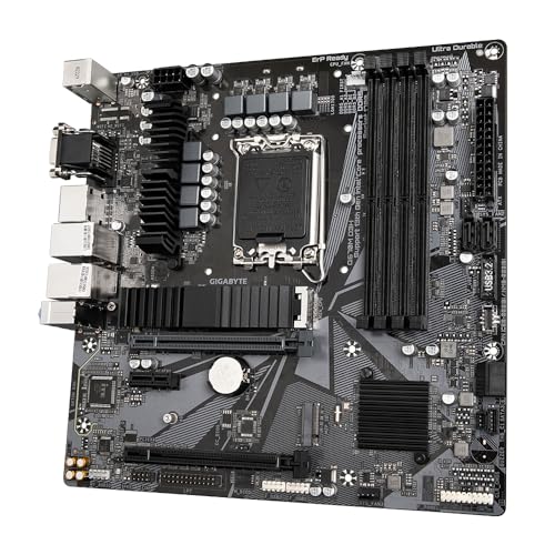 GIGABYTE Q670M D3H Scheda madre - Supporta processori Intel Core 14th CPUs, 6+1+1 Phases Hybrid Digital VRM, up to 5600MHz DDR5 (OC), 2xPCIe 4.0 M.2, 2.5GbE LAN, USB 3.2 Gen 2 - Scheda madre - Immagine 3