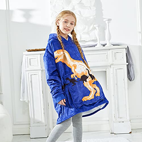 Sylfairy Blanket Hoodie For Kids Sweatshirt Blanket Oversized Wearable Blanket Unicorn Blanket Sherpa Hooded Sweatshirt One Size Fits All #TOP2