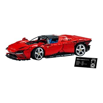K9♡ LEGO Technic Ferrari Daytona SP3, model supersamochodu do