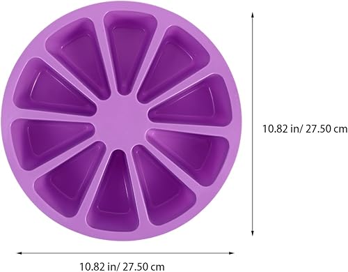 Miniatura 2 de ifundom 1pc Very Silicone Cake Mold Silicone Baking Mold Muffins Cake Mold Pizza Slices Pan Silicone Chocolate Silicone Cupcake Silicone Muffin Pan
