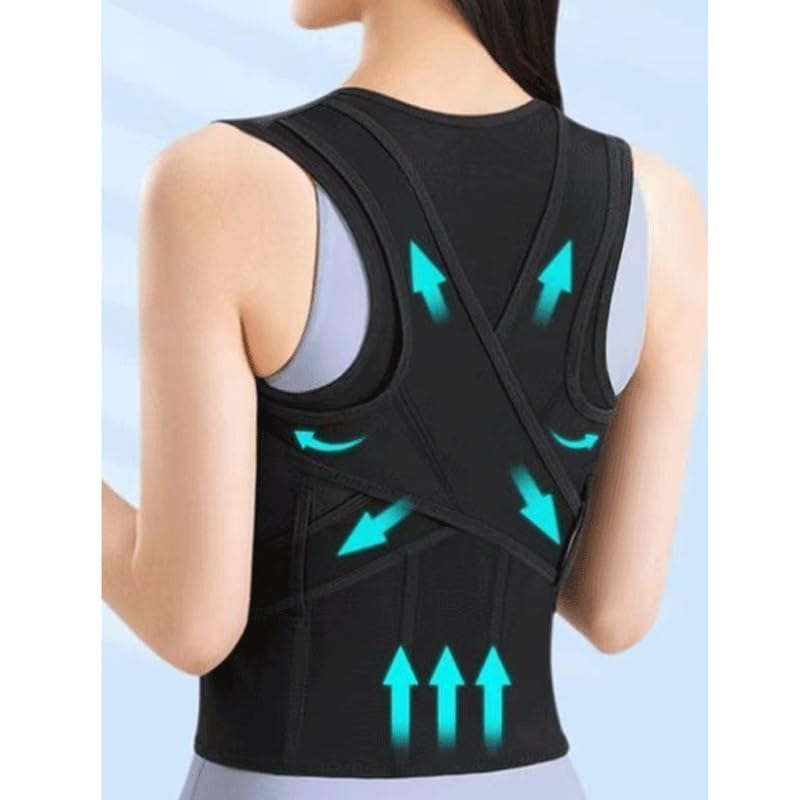Back Correctioner Shoulder Opening Brace Support Belt