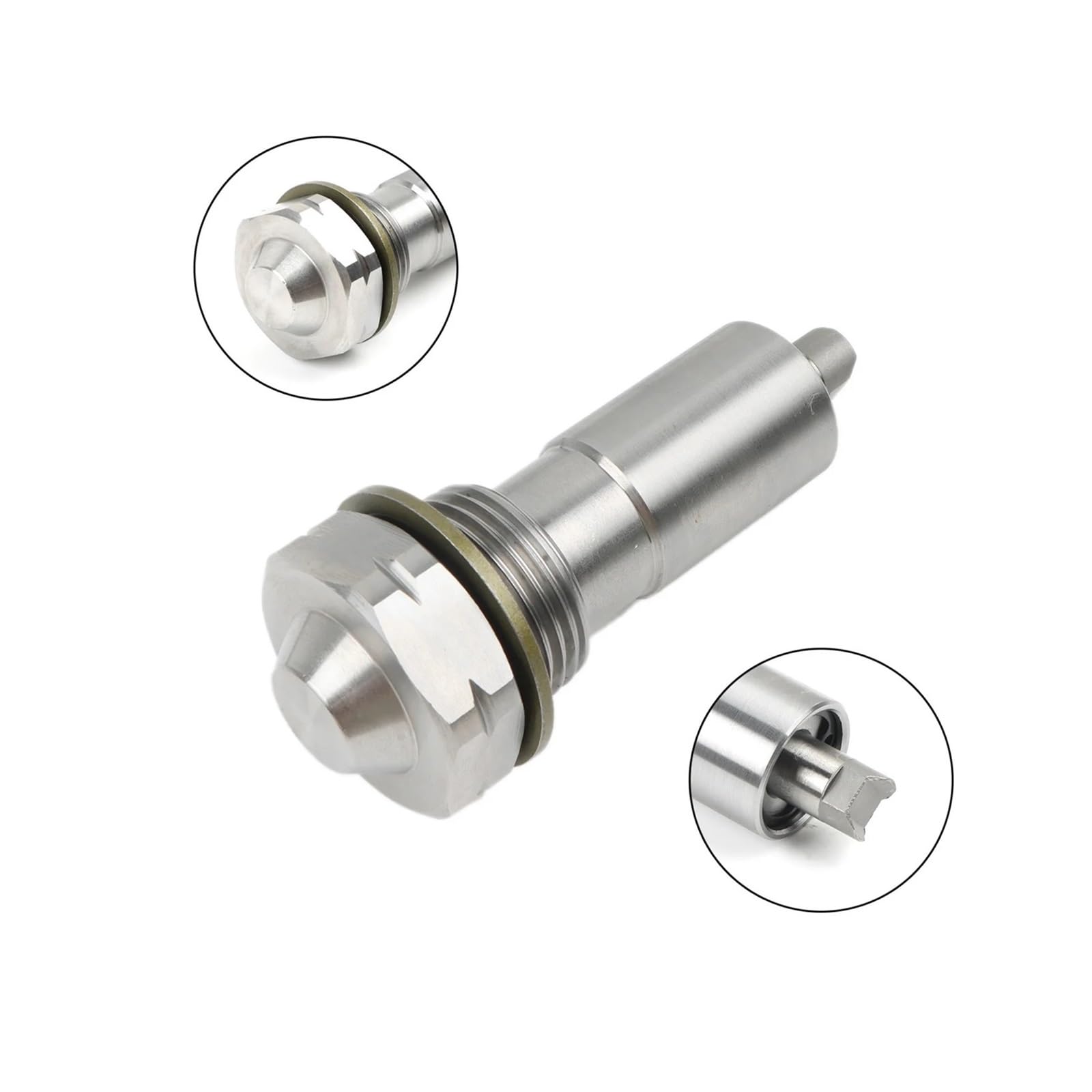 Compatible con el Kit de Cadena de distribución del Motor TKC8002 Juego de Cadena de distribución Tapón de Aceite y Tensor
