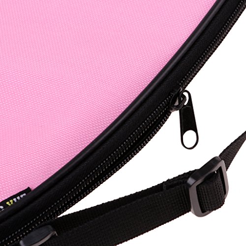 #N/A Saco Impermeável Da Raquete Da Tampa Da Raquete De Squash De Oxford Com Alça - Rosa