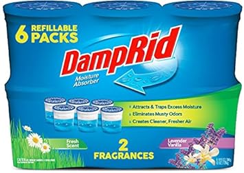 Damprid Moisture Absorber - Fresh Scent & Lavender Vanilla , 10.5oz each by DampRid