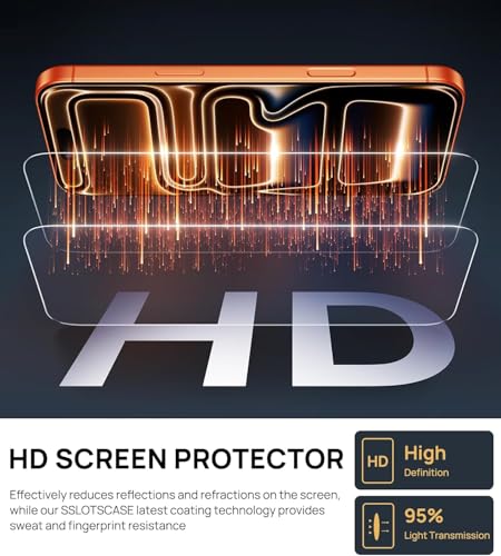 Image of Mr.Shield Screen Protector for iPhone 17 Pro, 9H Hardness Tempered Glass Screen Guard, Military Grade Shatterproof, Easy Installation Tray, HD Clarity, Case-Friendly [2 Pack]