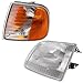 Brock Aftermarket Replacement Driver Left Passenger Right Headlight and Park/Signal Light 4 Piece Set Compatible with 1997-2003 Ford F-150