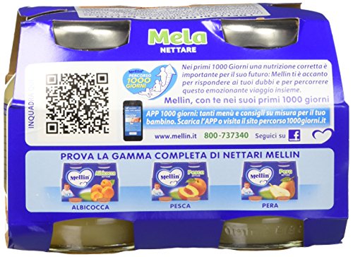Mellin Nettare Mela - 24 Vasetti da 125 ml