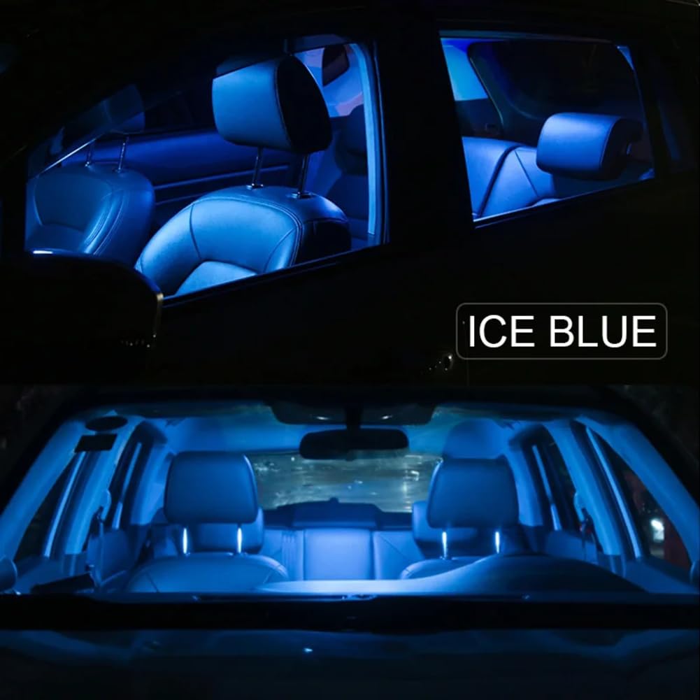 Kit d'ampoules de Plafond d'intérieur de Voiture à LED Canbus 11 pièces, pour Lampe de Plaque d'immatriculation de Porte de Coffre Acura NSX 2002 2003 2004 2005