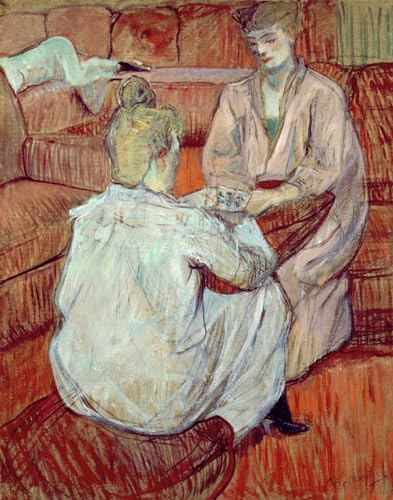 Impression peinture sur toile le jeu de cartes pour chambre nordique