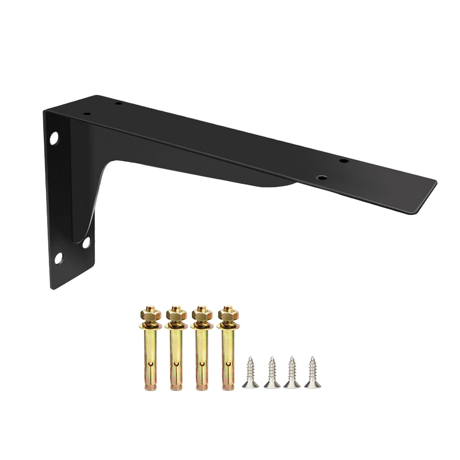 Shelf Bracket Steel with Screws Wall Mount Tripod Triangle Bracket for 29Cm-image-26