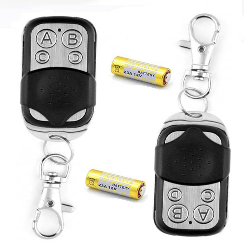 Enterelettronics TELECOMANDO (2pz.) PER CANCELLO a 433,92MHZ+2 BATTERIE OMAGGIO -non duplica i telecomandi ROLLING CODE (codice variabile)-ASSISTENZA TELEFONICA