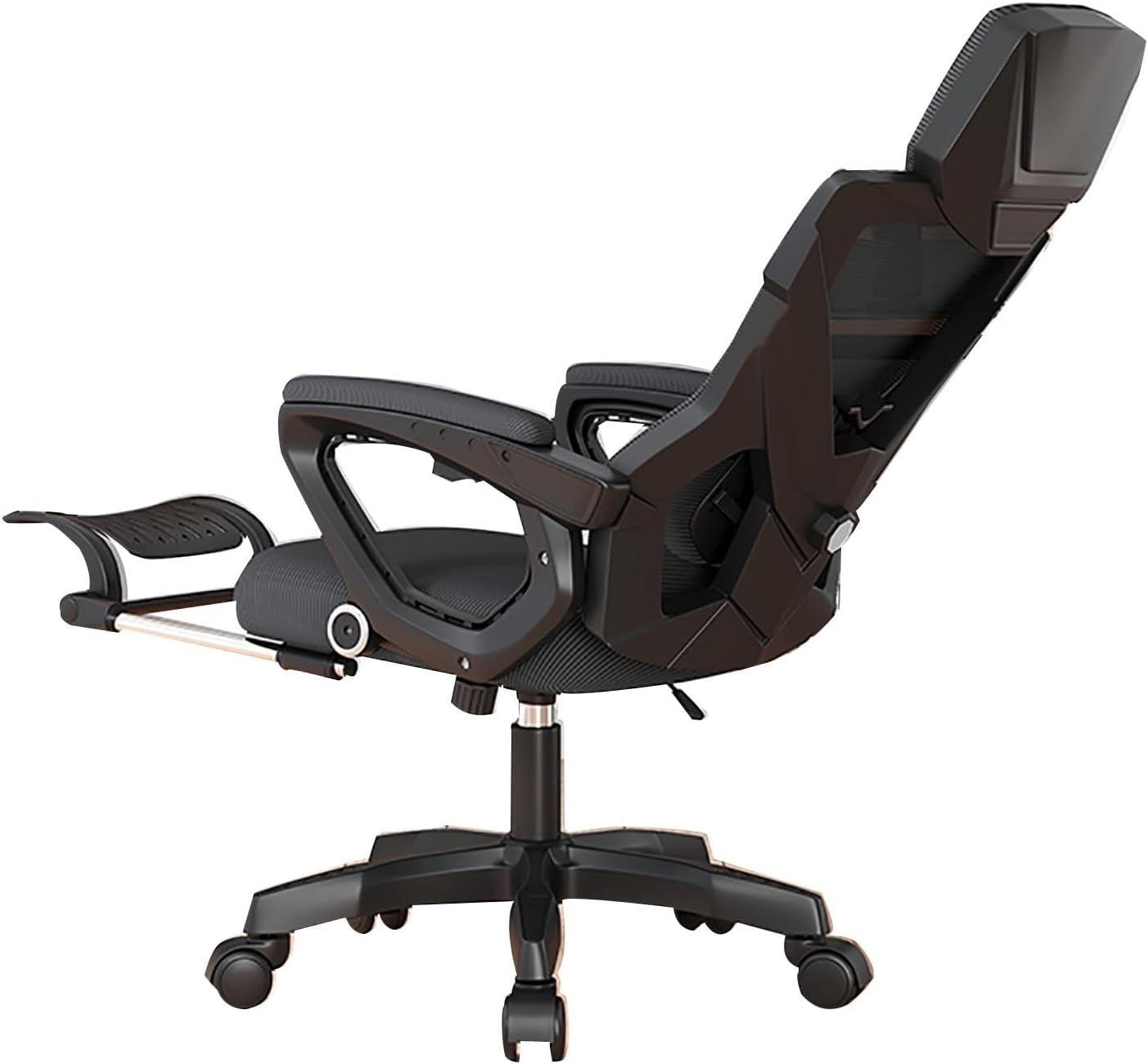 Chaise de bureau ergonomique pour le télétravail à la maison avec appuie-tête 3D