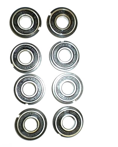 8 Pack Wheel Bearing 5 8 x 1-3 8 Go Kart Bearing, 99502H-2RSNR, 8199-8