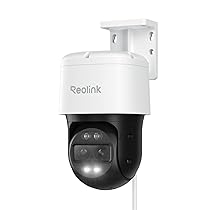 Reolink 4K PTZ Telecamera PoE Esterno a Doppio Obiettivo, 6X Zoom Ibrido, Panoramica a 355° e Inclinazione a 90°, Rilevamento Uomo, Veicolo, Animale, Audio 2 Vie, Visione Notturna a Colori, TrackMix PoE