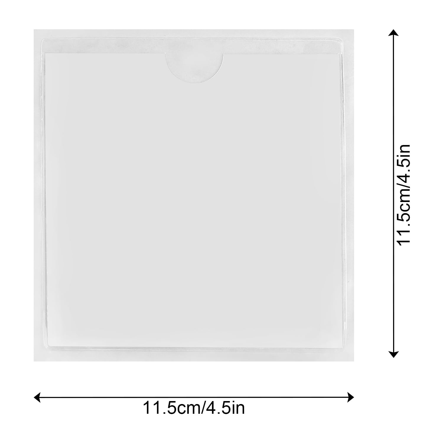 Tabanzhe 2 soportes para permisos de coche para parabrisas, transparente autoadhesivo, funda protectora trasera adhesiva, para billetes, tarjetas de discapacitados, notas, insignias