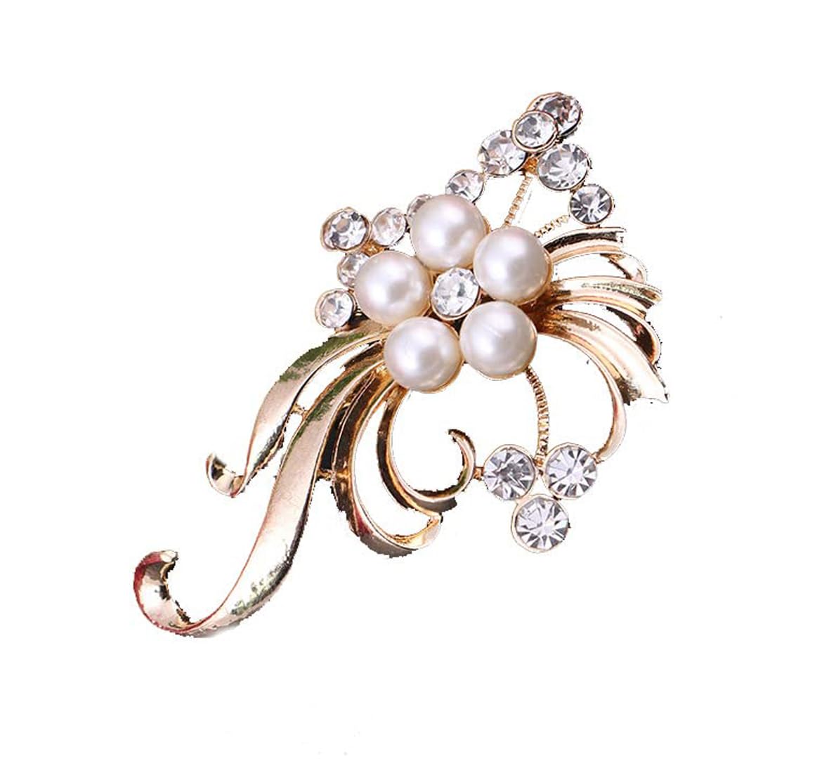 SYGA Brooch Hollow Flower Fashion Crystal Rhinestone Jewellery Pin Vintage Accessories Decoration Clothing Brooches for Women Girl - Hollow Flower Gold (B0B24RWKR2) Amazon Price History, Amazon Price Tracker
