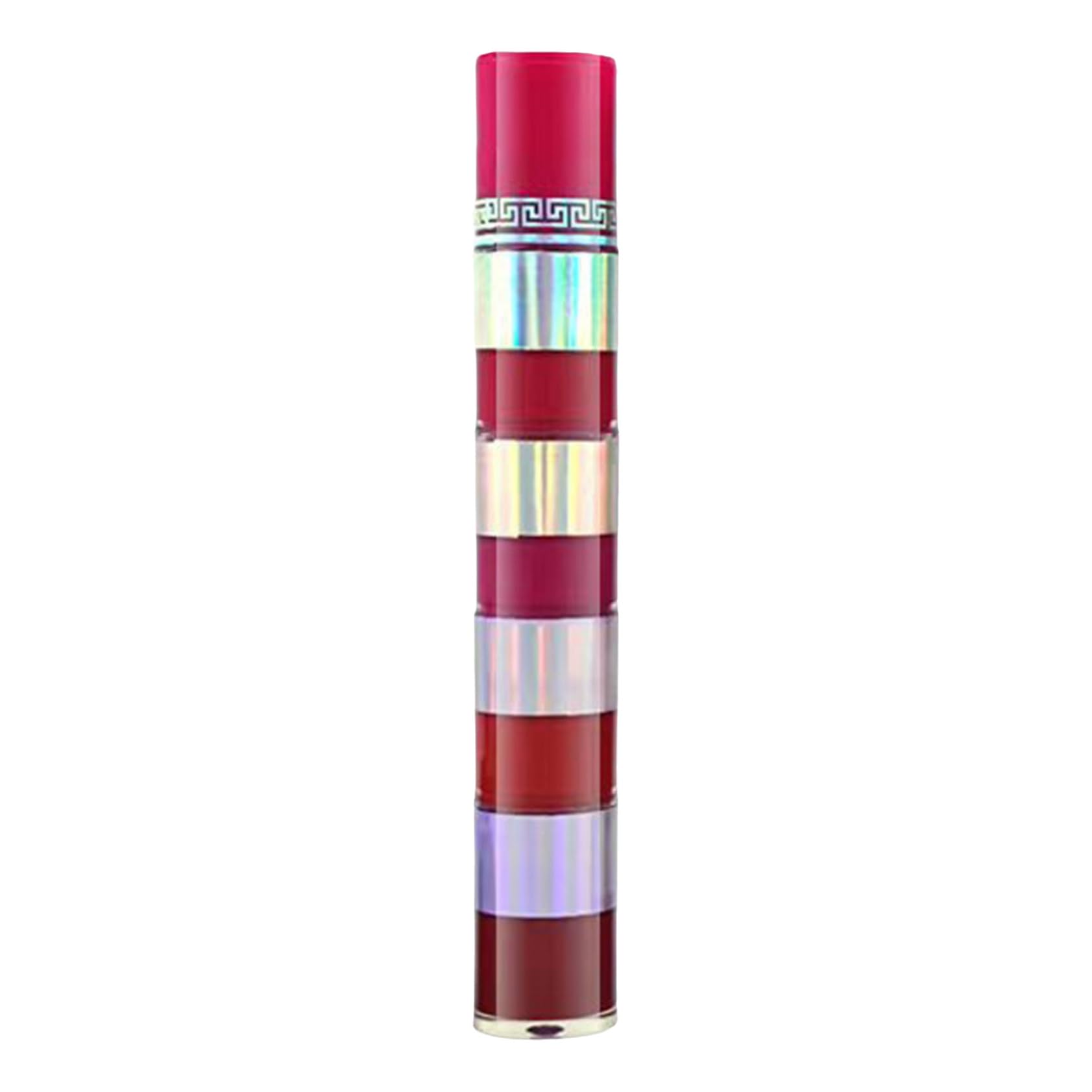 Linjinx 4-in-1 Mini Lip Gloss Set Matte Liquid Lipstick Waterproof Non-Sticky Feel Perfect Gift Set Type A One