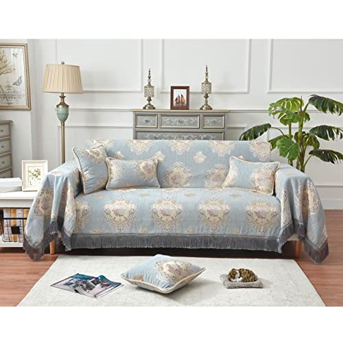 Dzyp Manta De Felpilla Para Sofá Con Borlas, Cómodo Funda Cubresofa Cubrecama Colcha Foulard Multiusos Decorativa Mantas Para Sofá, Sillón, Cama, Colcha Gris,185x300cm Dzyp Manta De Felpilla Para Sofá Con Borlas, Cómodo Funda Cubresofa Cubrecama Colcha Foulard Multiusos Decorativa Mantas Para Sofá, Sillón, Cama, Colcha Gris,185x300cm