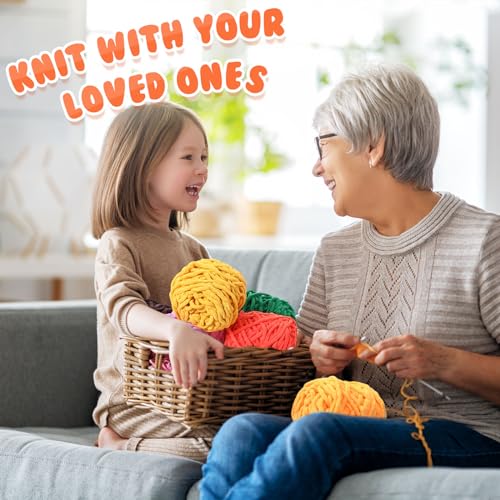 Image of Buryeah 40 Skeins Soft Chenille Yarn for Crocheting 2187 Yards Multicolored Blanket Velvet Bulky Thick Fluffy Plush Fluffy Yarn for Hand Knitting DIY Rugs Scarf Gloves Stuffed Animals Bags(40 Colors)
