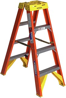 Werner (T6204) Twin Step Ladder, Fiberglass - coolthings.us