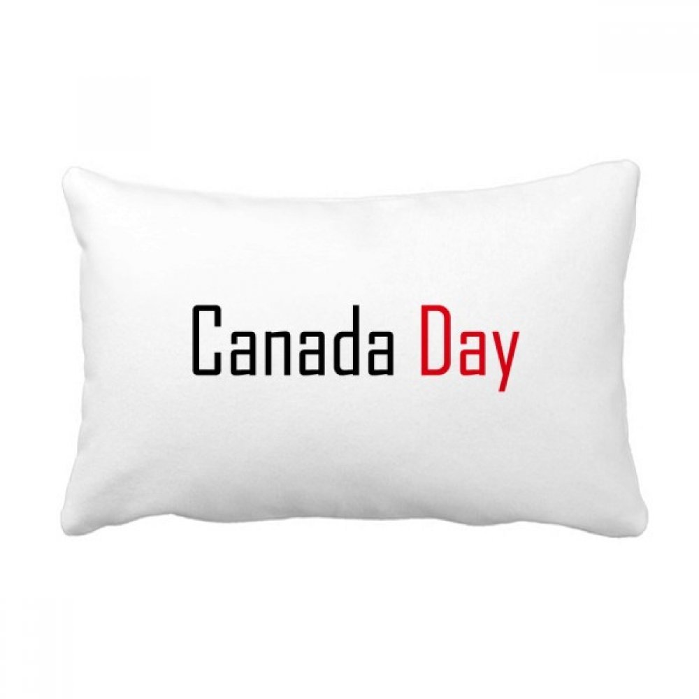 Oreiller lombaire Canada en fête 16x24 pouces idée cadeau multicolor