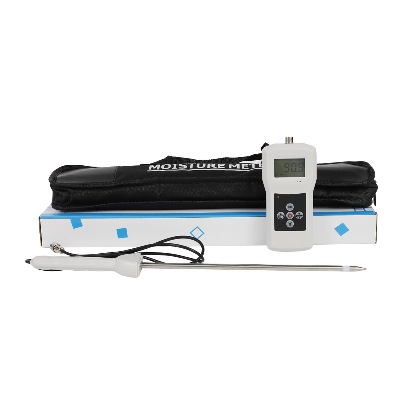 Medidor de humedad, Analizador de humedad de carbón, detector de humedad de producción, rango de medición 0-80%, precisión 0,5