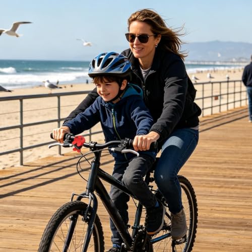Timbre de bicicleta 120dB con volumen ajustable de silicona impermeable para manillar de e-bike 2
