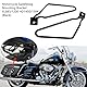 Akozon 2X Motorrad Satteltaschenhalter Chrom, Motorrad Satteltasche, Motorrad Satteltaschen Halterungen, 2X Halterung für Motorrad Satteltaschen,Satteltaschen Motorrad Satteltaschenhalter Lenkerh