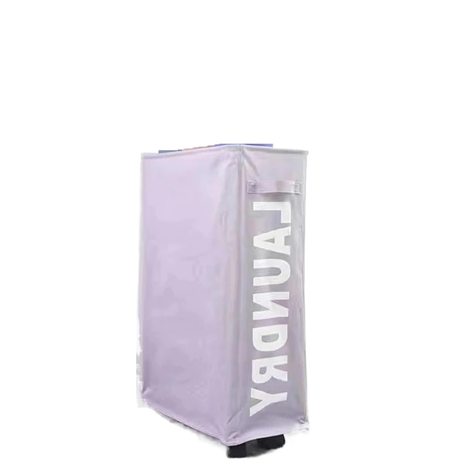 Laundry Basket with Wheels Laundry Basket With Wheels Large Capacity Yoga Mat Storage Multifunctional Foldable Waterproof Dirty Clothes Bag(Purple)