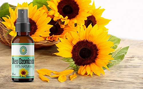 Óleo Ozonizado de Girassol 30ml - 100% Natural