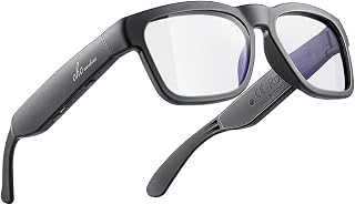 OhO Smart Glasses with Bluetooth Speakers, Blue Light Blocking Lenses, Voice Control & UV Protection - Unisex Safety Eyewear