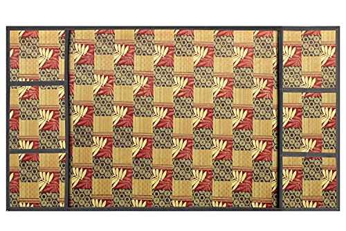 Image of Stylista Refridgerator top Cover Suitable for Samsung RR24C2Z23CR /NL, 223 Liter Fridge, Dimension (WXD) 65x111 CM, Surface Pattern Yellow