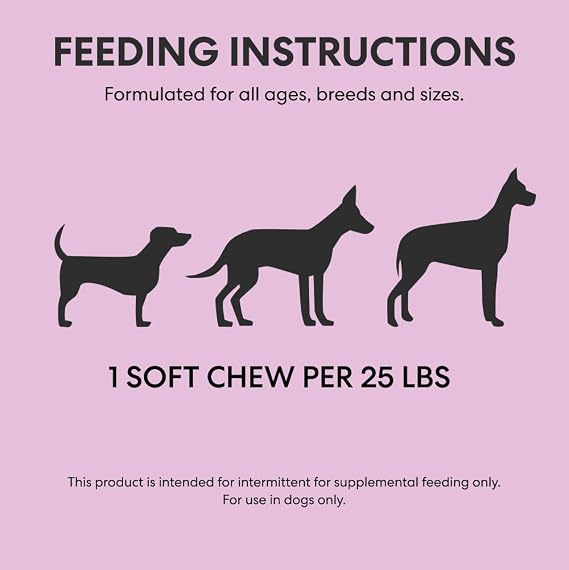 The Pets Table Probiotic Soft Chews Supplements, Duck Flavor, 60 Chews