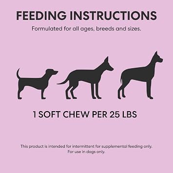 The Pets Table Probiotic Soft Chews Supplements, Duck Flavor, 60 Chews