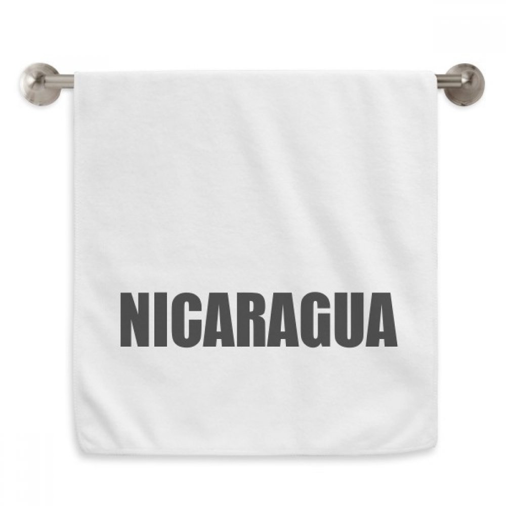 Serviettes moelleuses Nicaragua Blanc Noir Diadème Débarbouillettes 13x29
